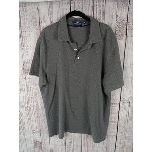 Vineyard Vines Polo T-Shirt Men's X-Large Gray with Cashmere Short Sleeve